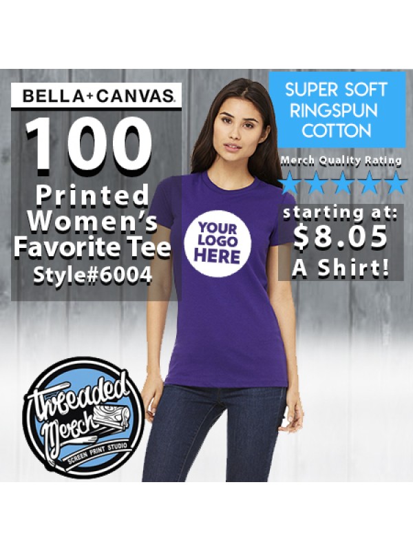 Bella + Canvas 6004 Women The Favorite T-Shirt Black S