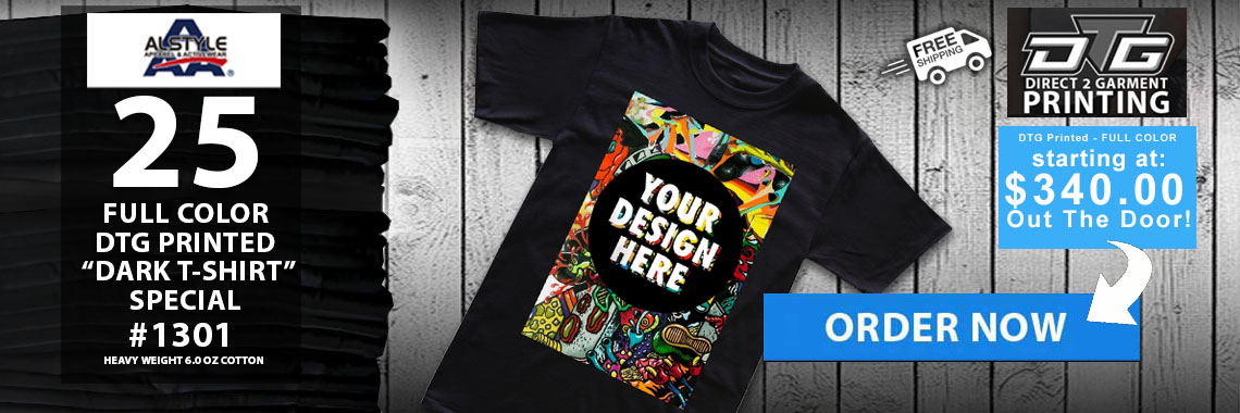 Threaded Merch - Custom T Shirt Printing - Design Your Own Merch