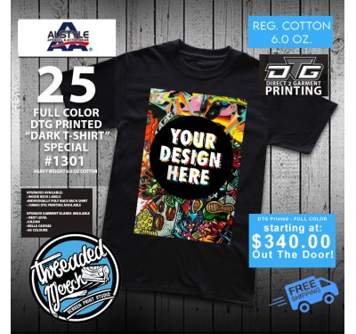 25 DTG T Shirts Special