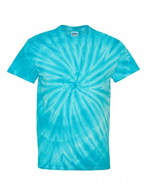 Custom Screen Printed - Dyenomite - Cyclone Pinwheel Tie-Dyed T-Shirt - 200CY Cotton™ 5.3 oz.  T Shirts Special