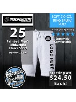 25 Independent Trading Company Midweight Fleece Shorts - IND20SRT 