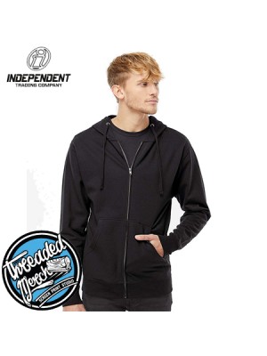  Independent Trading Company SS4500Z Basic  hooded zipper sweatshirt - DESIGN YOUR OWN