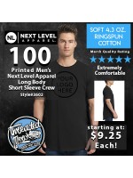 25 Custom Screen Printed Next Level 6210 Men's cvc crew T Shirt Special -  $12.65 a T Shirts Special Threaded Merch Silk Screen Studio