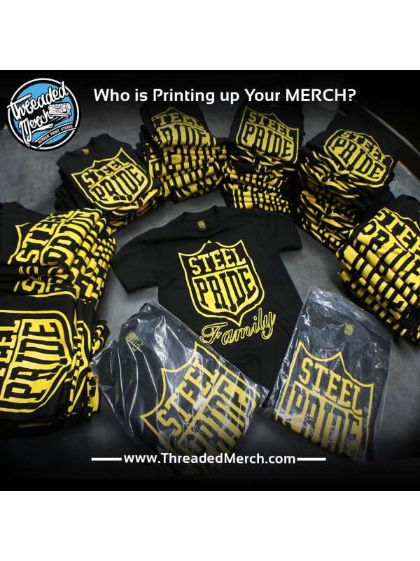 Custom Screen Printed Pro Clubs - 100 Screen Printed T Shirts only $11.65 a  shirt!!! Threaded Merch Silk Screen Studio