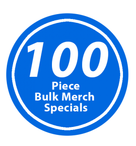 Bulk Merch Packages - 100 Piece Package Deals (25)