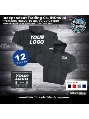 Tiny Rockstar Merch Kit - 12 IND400 Premium Medium Weight Hoodies - 12 Premium T shirts - 12 Premium Long Sleeves 
