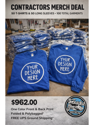 Contractor 50 Merch Package 