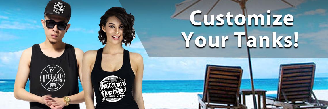 Custom Screen Printed Tank Tops - Threaded Merch